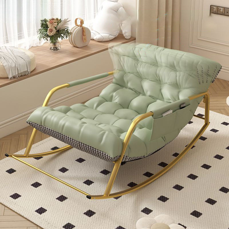 Minimalist Iron Leather Cotton Recliner