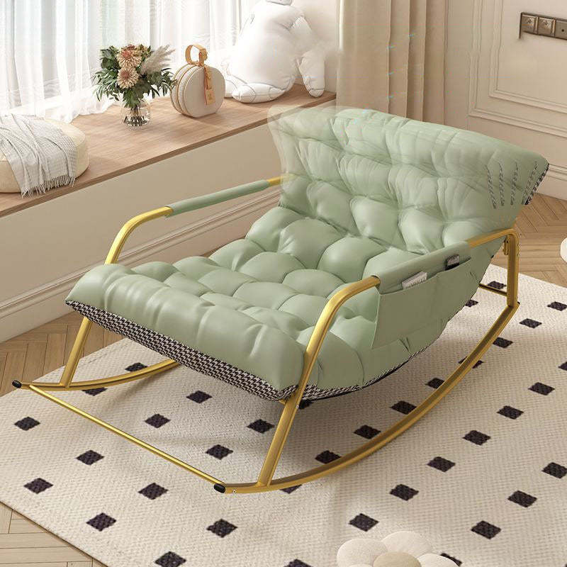 Minimalist Iron Leather Cotton Recliner