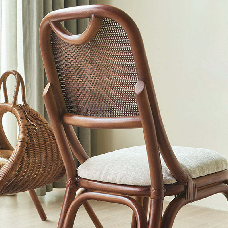 Scandinavian Rattan Accent Chair