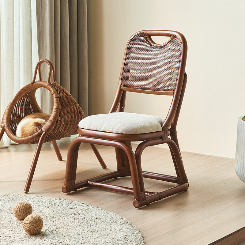 Scandinavian Rattan Accent Chair