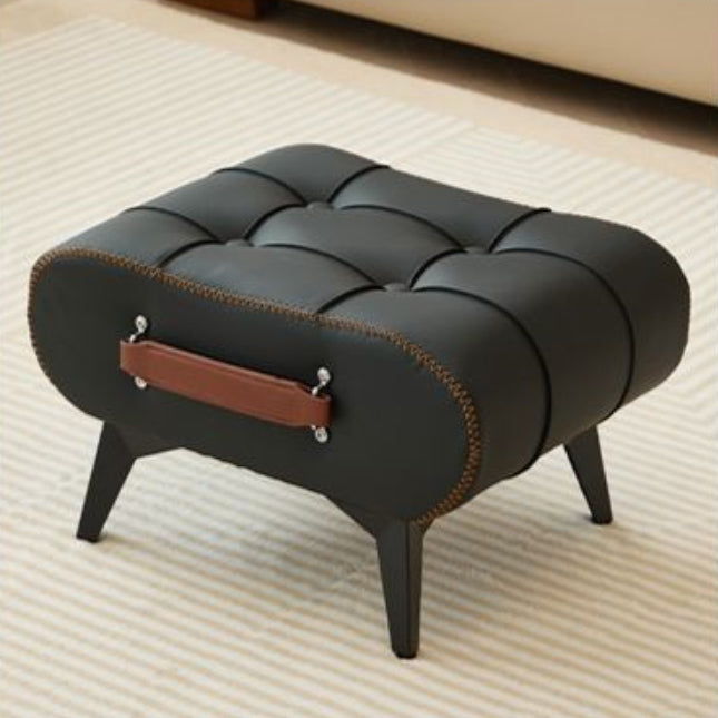Minimalist Leather Accent