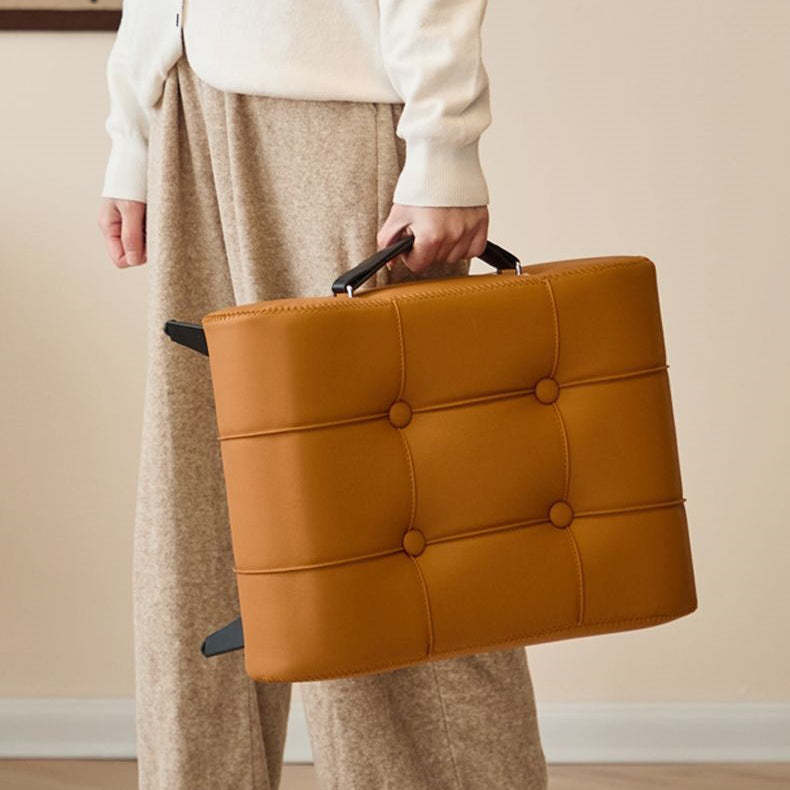 Minimalist Leather Accent