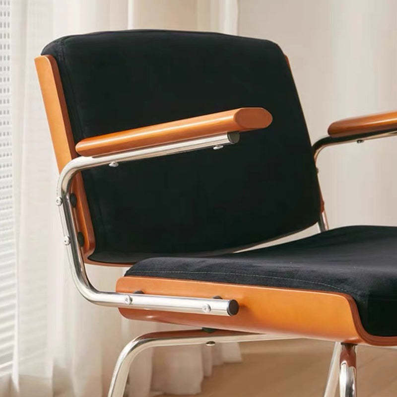 Minimalist Velvet Metal Dining Chair