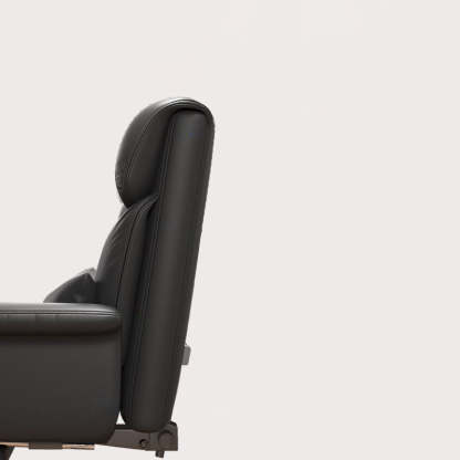Minimalist Leather Metal Desk Chair