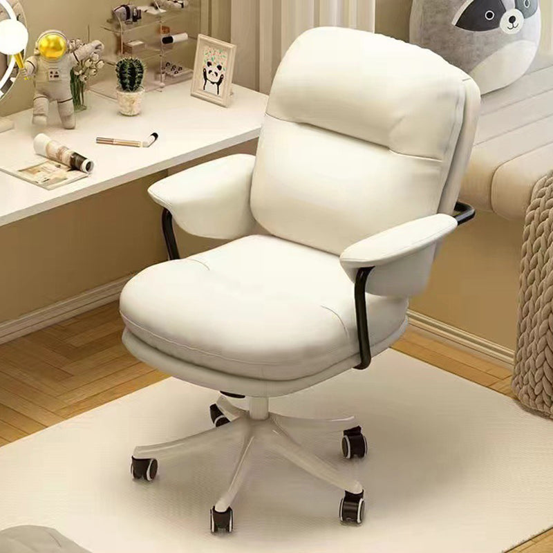 Minimalist Leather Nylon Steel Bread Desk Chair