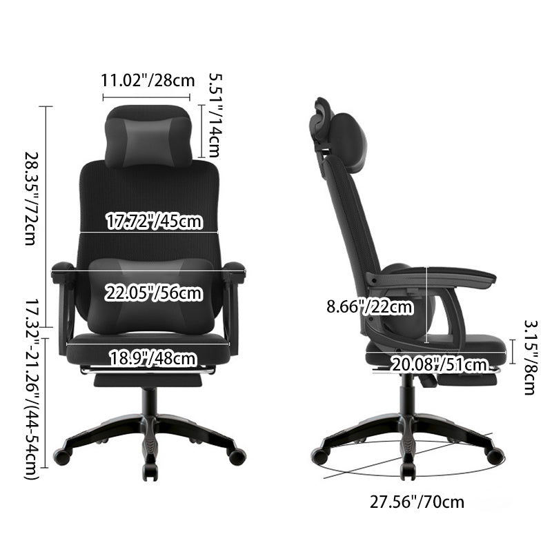 Minimalist Fabric Nylon Desk Chair