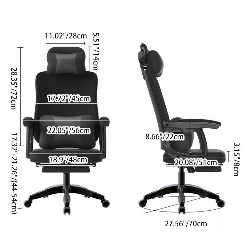 Minimalist Fabric Nylon Desk Chair