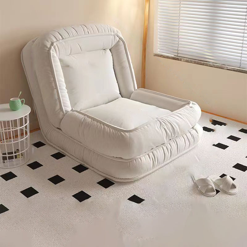Minimalist Fabric Iron Accent Chair