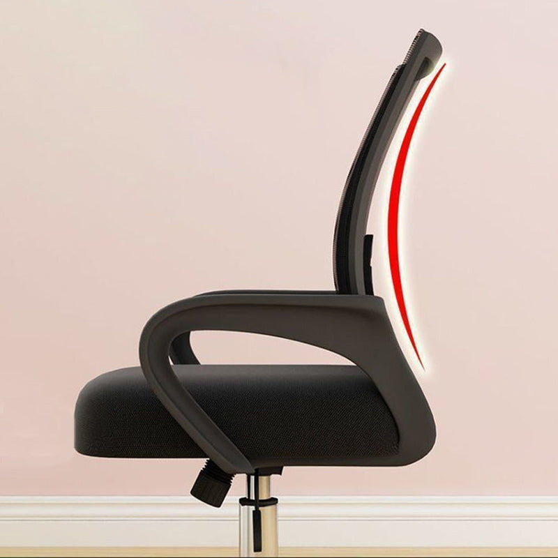 Minimalist Fabric Metal Hollow Desk Chair