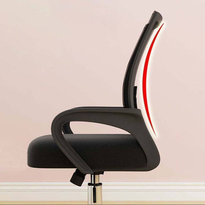 Minimalist Fabric Metal Hollow Desk Chair