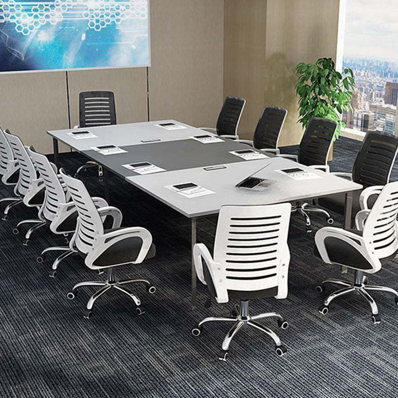 Minimalist Fabric Metal Hollow Desk Chair