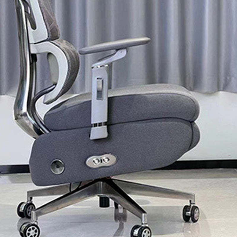 Minimalist Metal Mesh Electric Massage Desk Chair