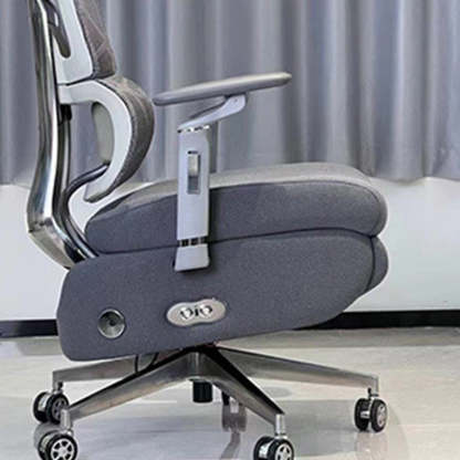 Minimalist Metal Mesh Electric Massage Desk Chair