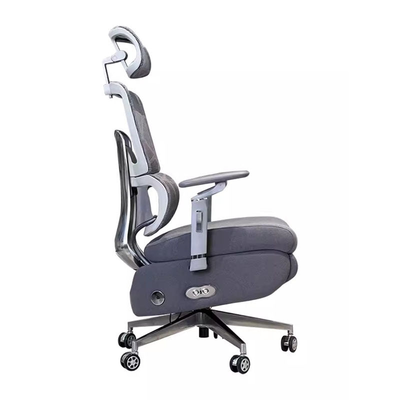 Minimalist Metal Mesh Electric Massage Desk Chair
