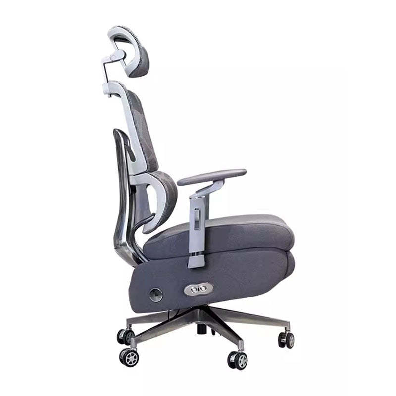 Minimalist Metal Mesh Electric Massage Desk Chair