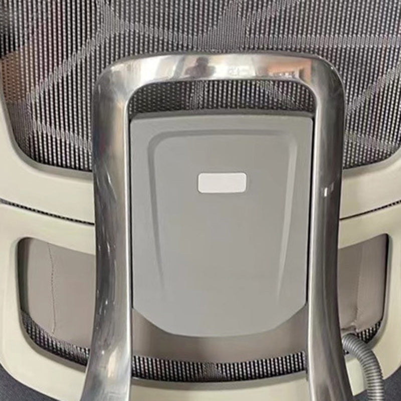 Minimalist Metal Mesh Electric Massage Desk Chair