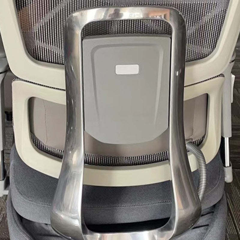 Minimalist Metal Mesh Electric Massage Desk Chair