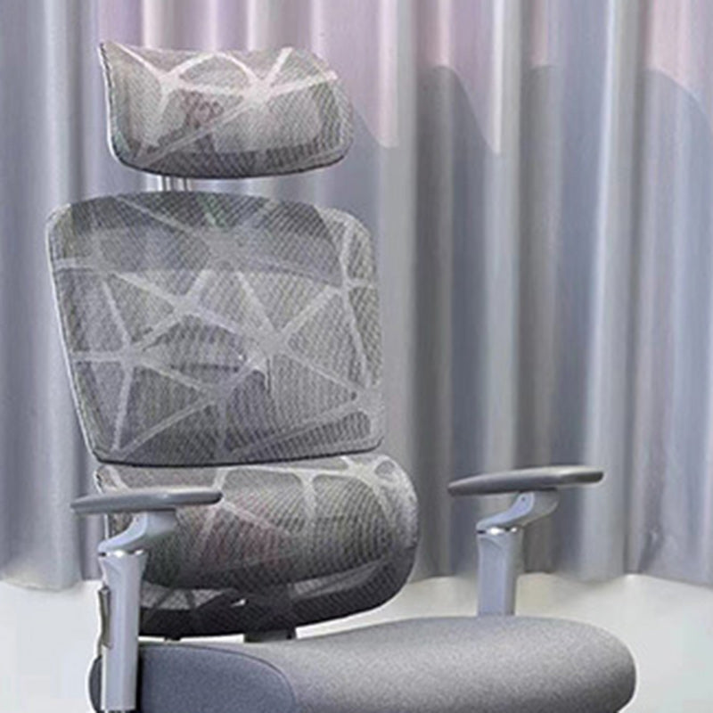 Minimalist Metal Mesh Electric Massage Desk Chair