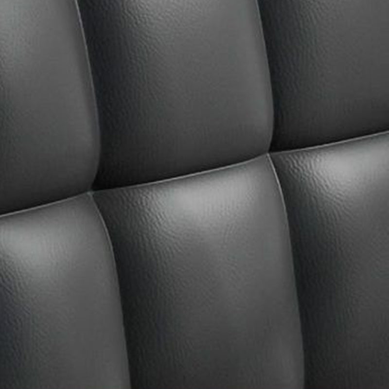 Minimalist Leather Fabric Steel Plaid Desk Chair