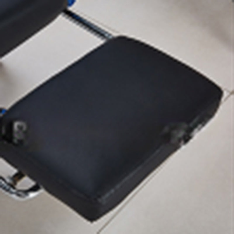 Minimalist Leather Metal Nylon Arc Desk Chair