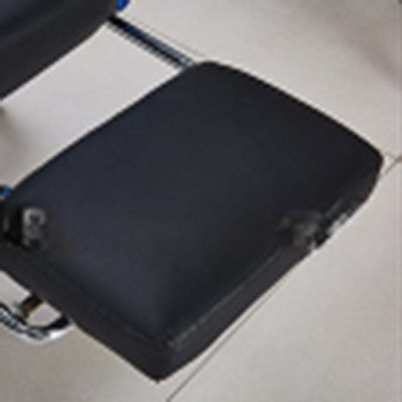 Minimalist Leather Metal Nylon Arc Desk Chair