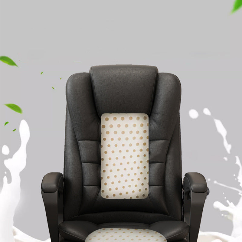 Minimalist Fabric Leather Steel Bow Desk Chair