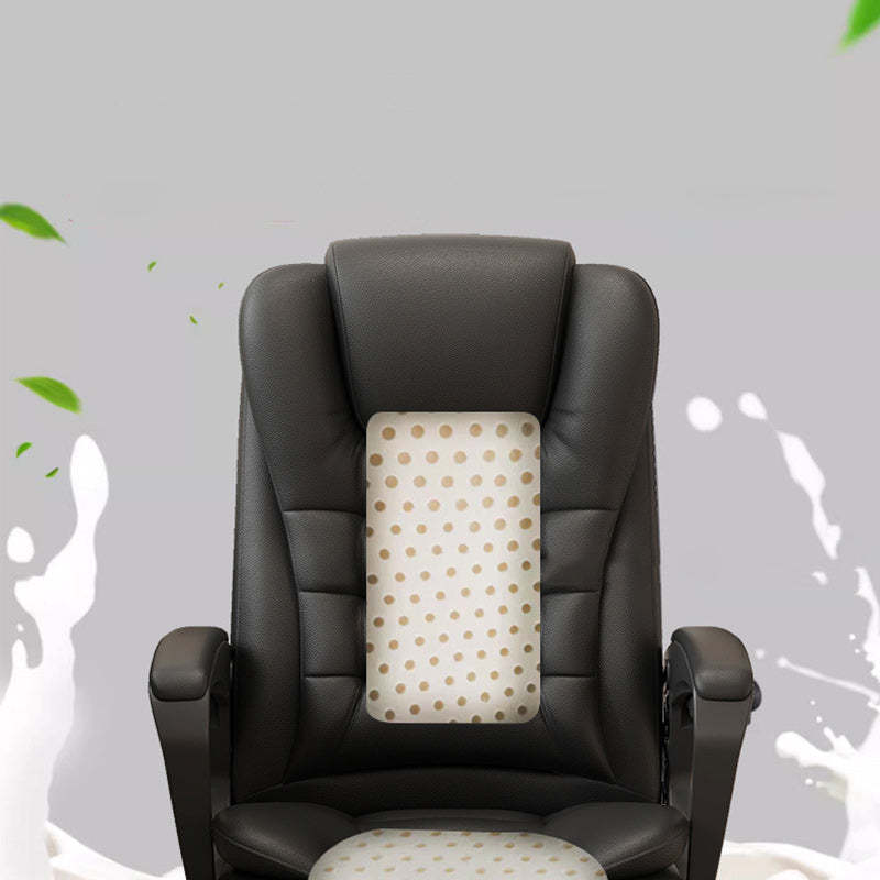 Minimalist Fabric Leather Steel Bow Desk Chair