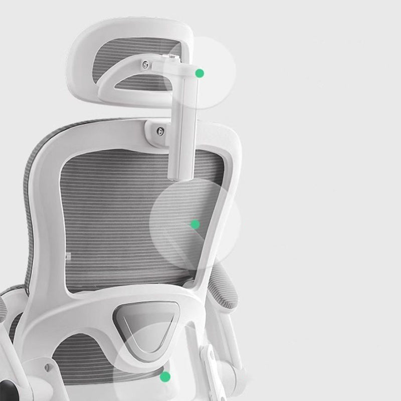 Minimalist Fabric Nylon Curved Desk Chair