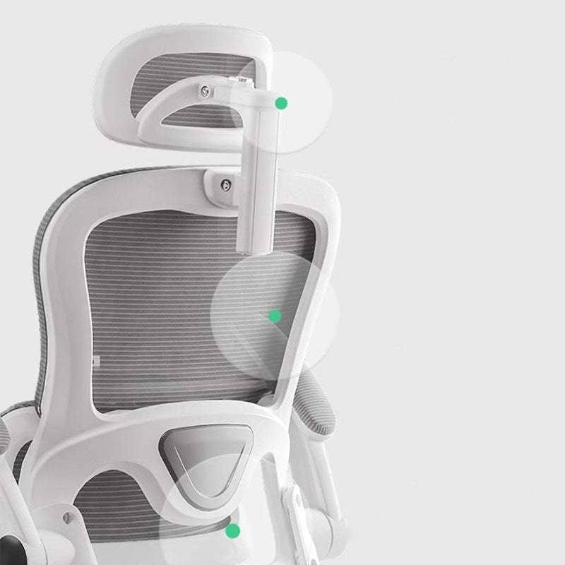 Minimalist Fabric Nylon Curved Desk Chair