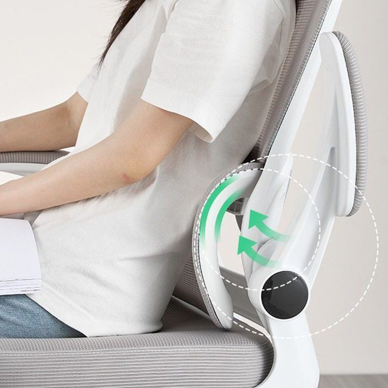 Minimalist Fabric Nylon Curved Desk Chair