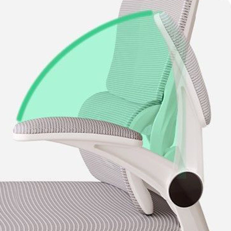 Minimalist Fabric Nylon Curved Desk Chair