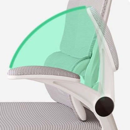 Minimalist Fabric Nylon Curved Desk Chair