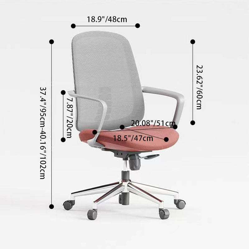 Minimalist Fabric Nylon Bent Desk Chair