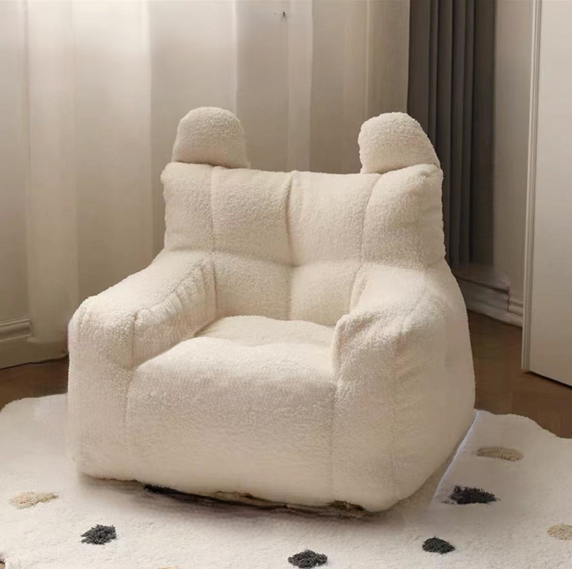 Contemporary Velvet EPP Rabbit Ears Accent Chair