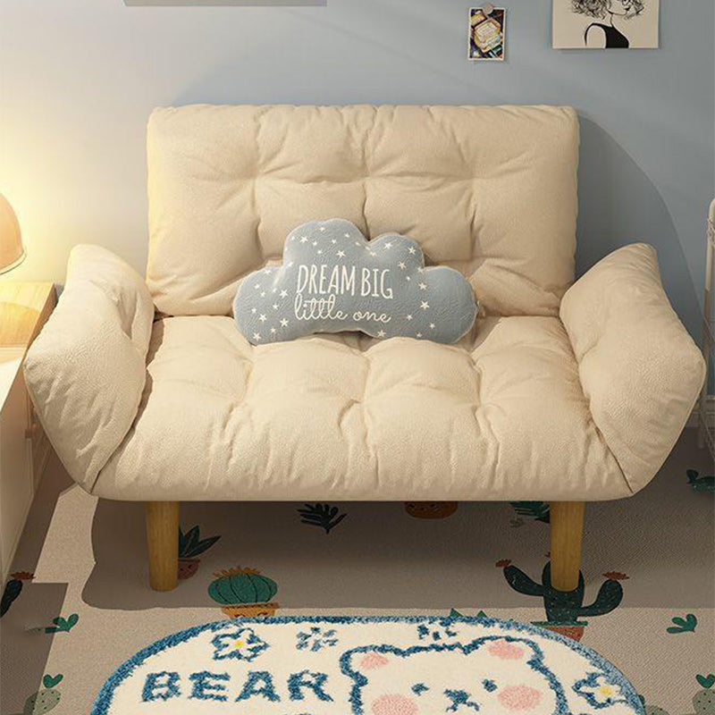 Scandinavian Fabric Wood Lattice Sofa