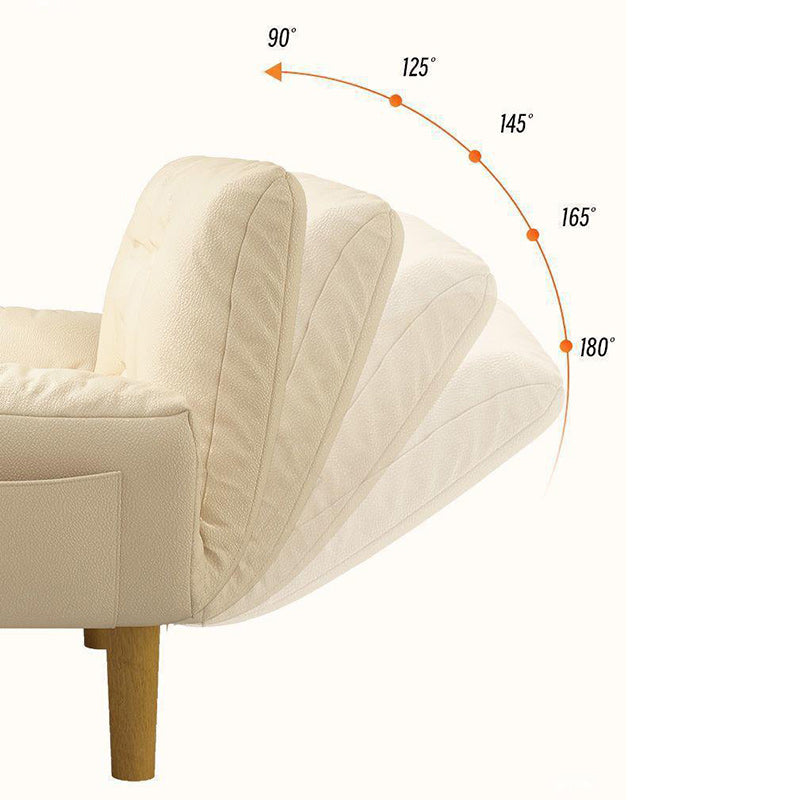 Scandinavian Fabric Wood Lattice Sofa