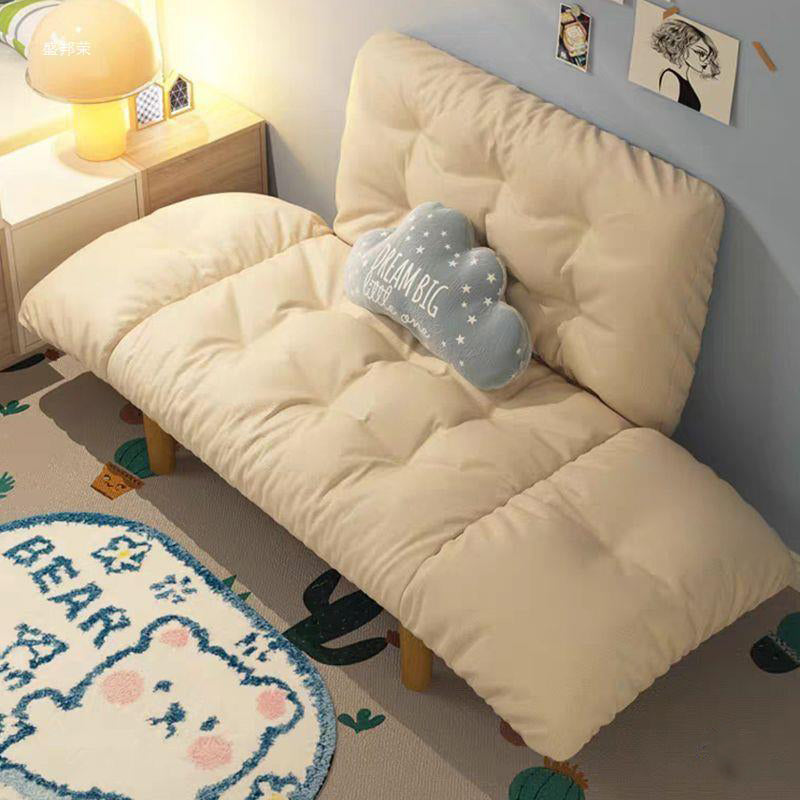 Scandinavian Fabric Wood Lattice Sofa