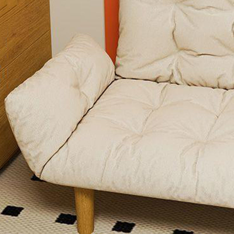 Scandinavian Fabric Wood Lattice Sofa