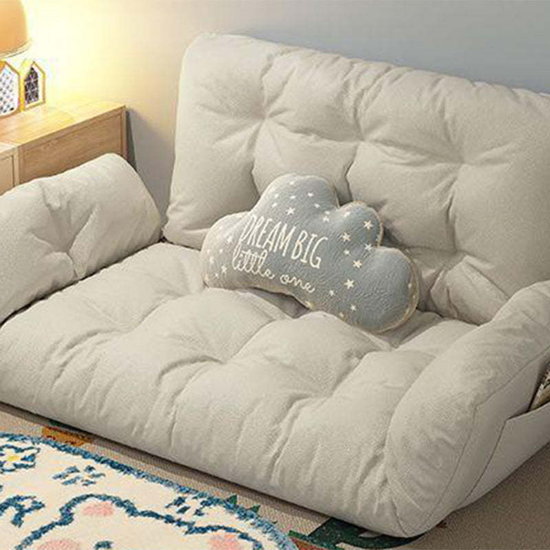 Scandinavian Fabric Wood Lattice Sofa