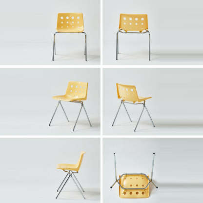 Scandinavian Steel Dining Chair