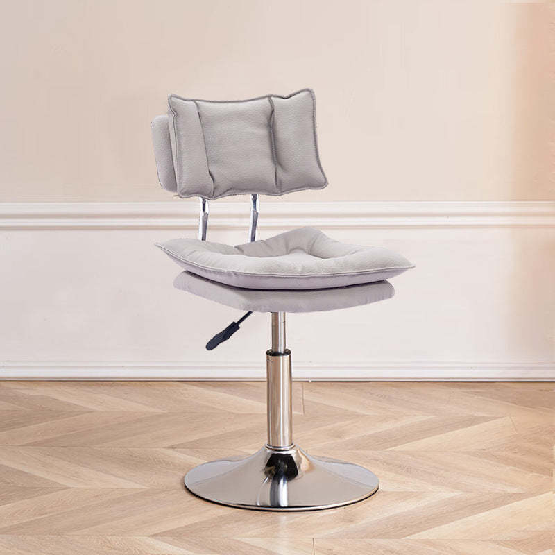 Modern Leather Adjustable Swivel Bar Stool