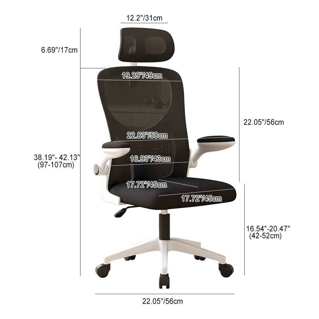 Modern Ergonomic Adjustable Desk Chair