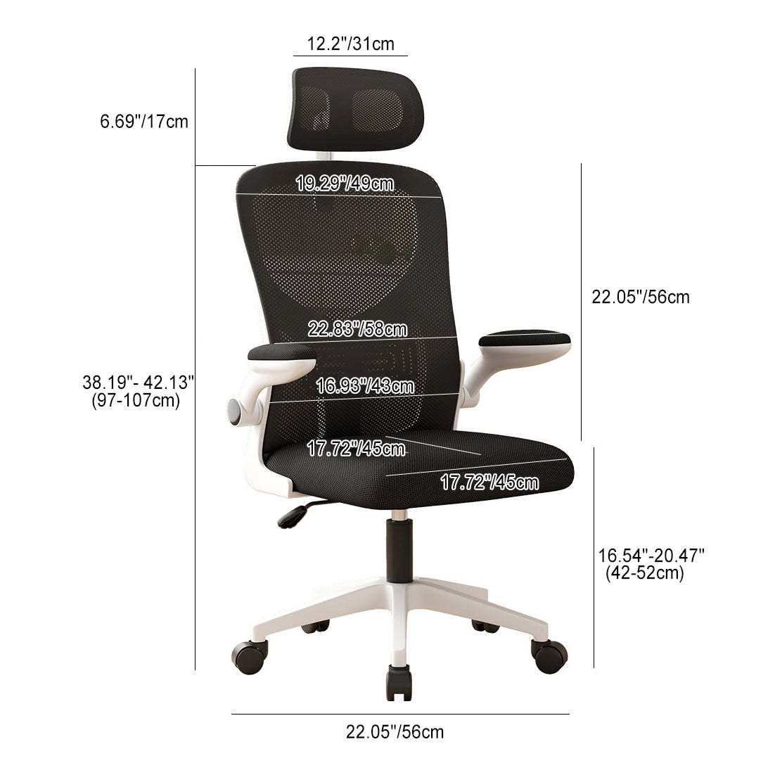 Modern Ergonomic Adjustable Desk Chair
