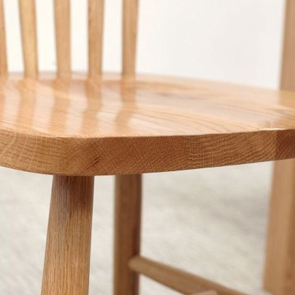 Retro Splayed Leg Curved Dining Chair