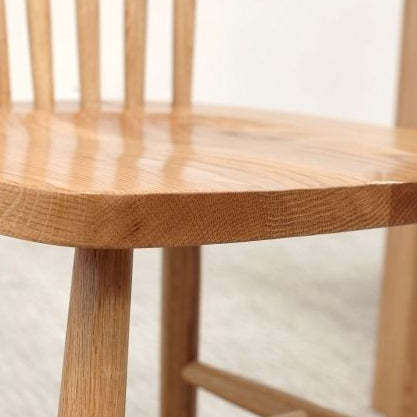 Retro Splayed Leg Curved Dining Chair