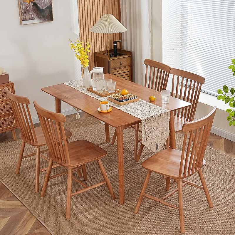 Retro Splayed Leg Curved Dining Chair