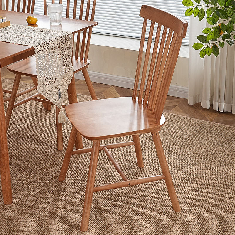 Retro Splayed Leg Curved Dining Chair