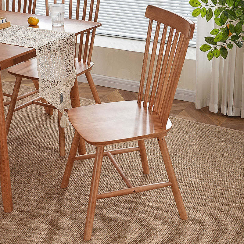 Lighom retro leg natural dining chairs & benches