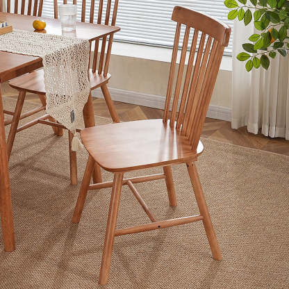 Retro Splayed Leg Curved Dining Chair