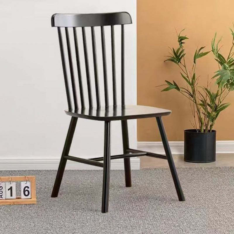 Retro Splayed Leg Curved Dining Chair
